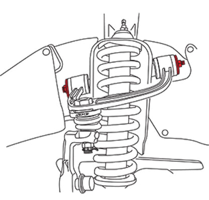 SPC Performance Control Arm Hardware 21060 21060 Line Art