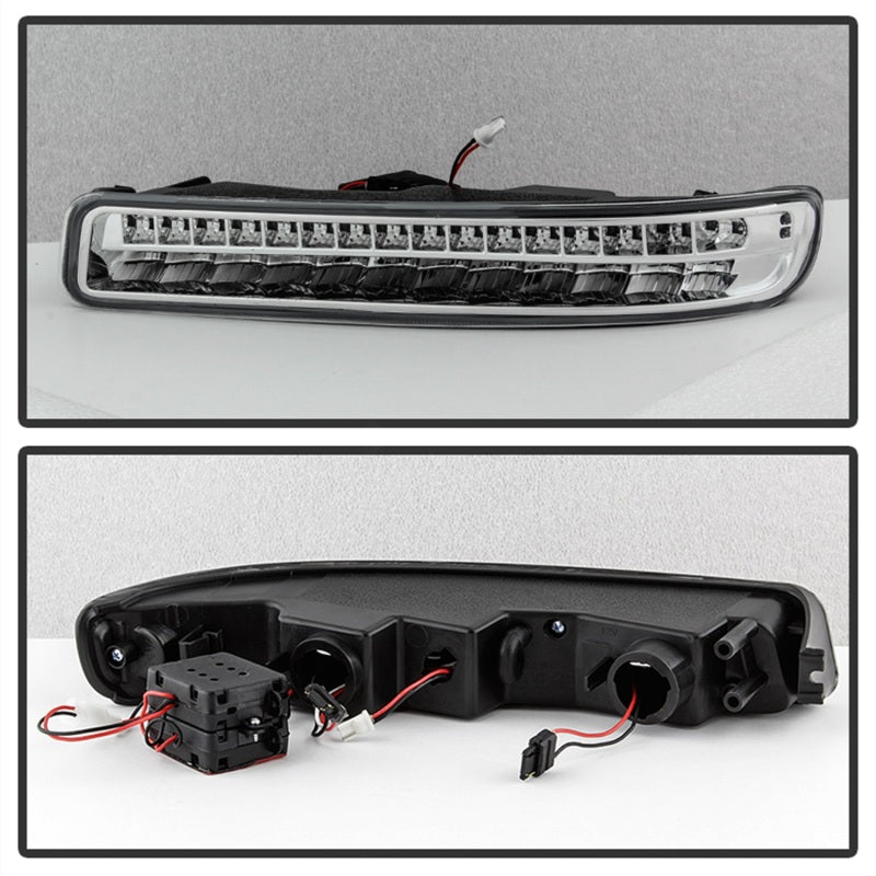 SPYDER xTune 99-06 GMC Sierra (Excl Denali) Full LED Bumper Lights - Chrome (CBL-GSI99-LED-C) 9029318 9029318 Photo - Unmounted