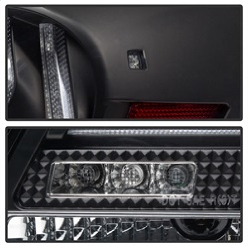 Spyder 07-11 Lexus GS 350 LED Tail Lights Black ALT-YD-LGS06-LED-BK 5082596 5082596 Photo - Unmounted