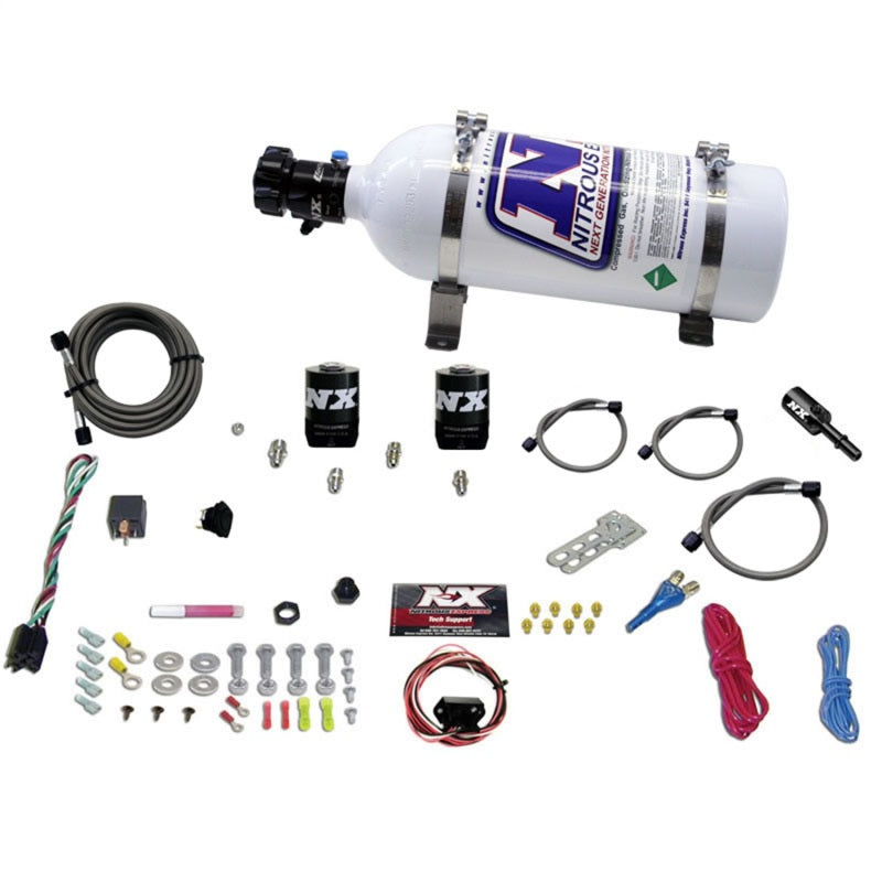 Nitrous Express Dodge Hemi/SRT8 Single Nozzle Fly By Wire Nitrous Kit (35-150HP) w/5lb Bottle 20918-05 20918-05 Photo - Primary