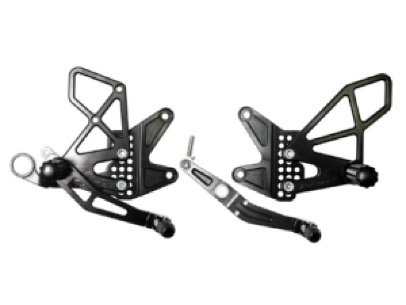 Vortex Racing 06-16 Yamaha YZF-R6 Rear Set- Black RS616K RS616K Photo - Primary