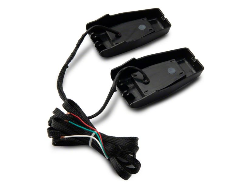 Raxiom 07-18 Jeep Wrangler JK w/ Hard Top Axial Series Rear Window Glass Hinge LED Lights J153594 J153594 Photo - Close Up