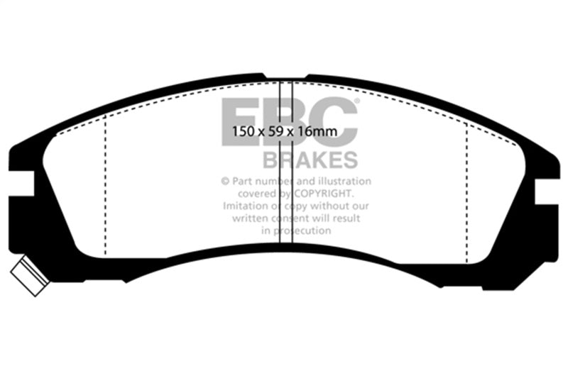 EBC Disc Brake Pad Set DP4954R Photo - Primary