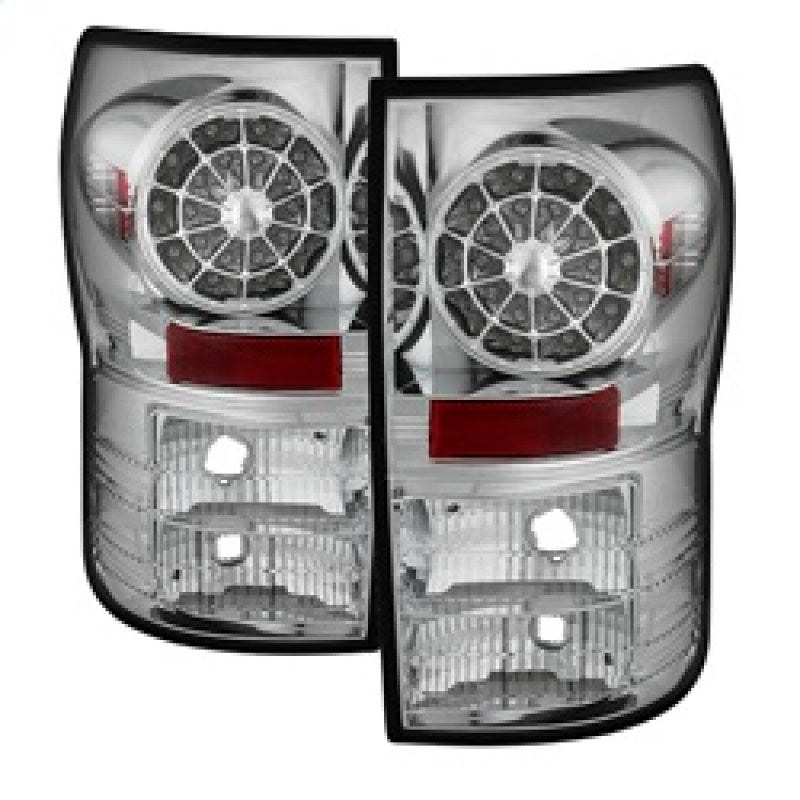 Spyder Toyota Tundra 07-13 LED Tail lights Chrome ALT-YD-TTU07-LED-C 5029591 5029591 Photo - Primary
