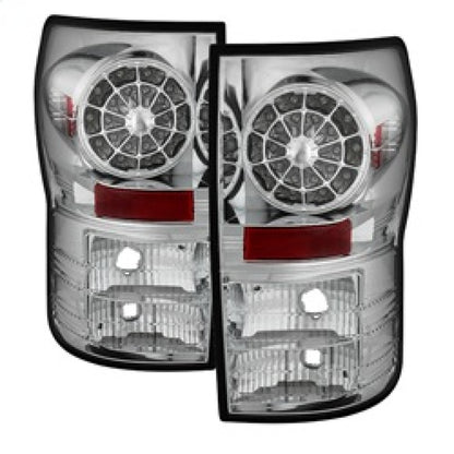 Spyder Toyota Tundra 07-13 LED Tail lights Chrome ALT-YD-TTU07-LED-C 5029591 5029591 Photo - Primary
