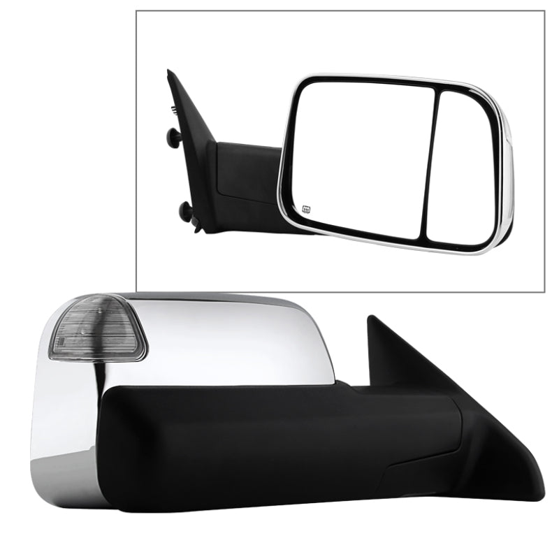 SPYDER Xtune Dodge Ram 1500 09-12 Extendable Heated Adjust Mirror Chrome HoUSing Right MIR-DRAM10-PW-R 9933172 9933172 Photo - Primary