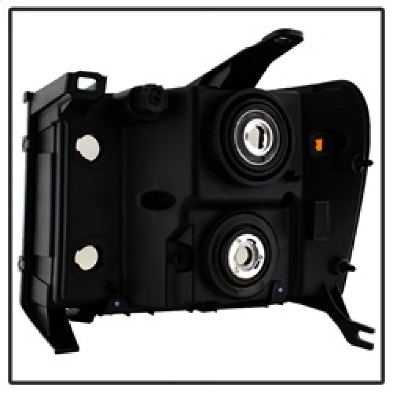 SPYDER Xtune GMC Sierra 07-13 Crystal Headlights Black HD-JH-GSIE07-AM-BK 9034749 9034749 Photo - Unmounted