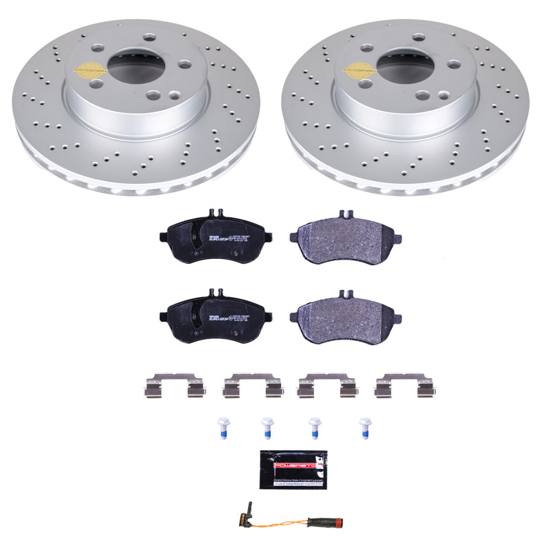 PowerStop Power Stop 2015 Mercedes-Benz C250 Front Euro-Stop Brake Kit ESK7766 ESK7766 Photo - Primary