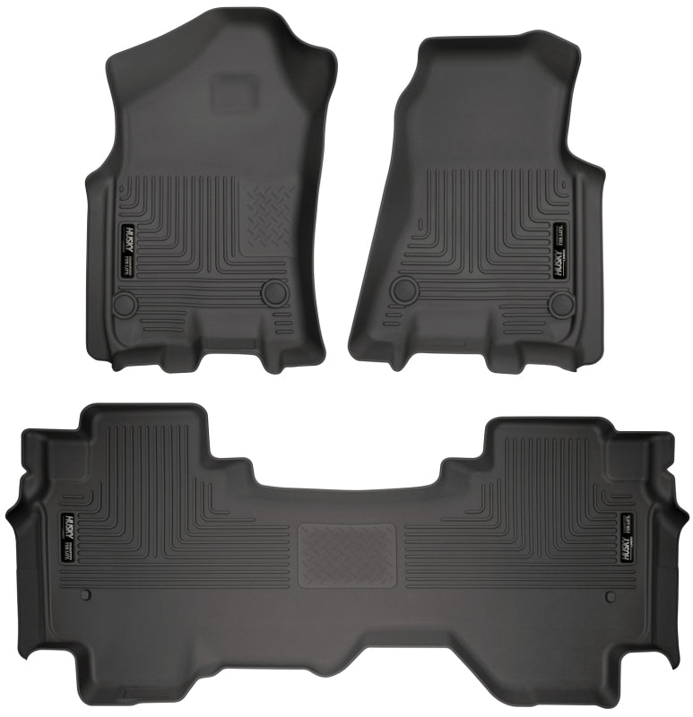 Husky Liners 19 Dodge Ram 1500 Quad Cab Weatherbeater Black Front 94011 Photo - Primary