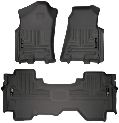 Husky Liners 19 Dodge Ram 1500 Quad Cab Weatherbeater Black Front 94011 Photo - Primary