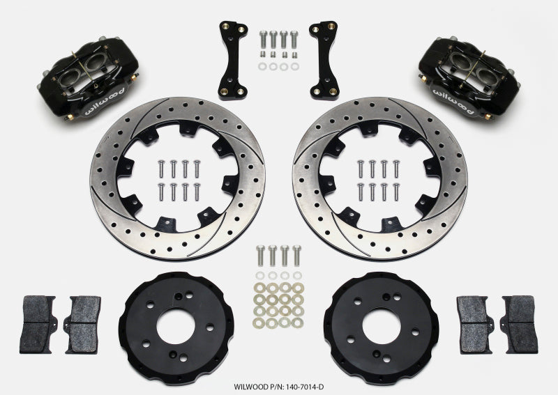 Wilwood FDL Front Hat Kit, 12.19", Drilled 140-7014-D Photo - Primary