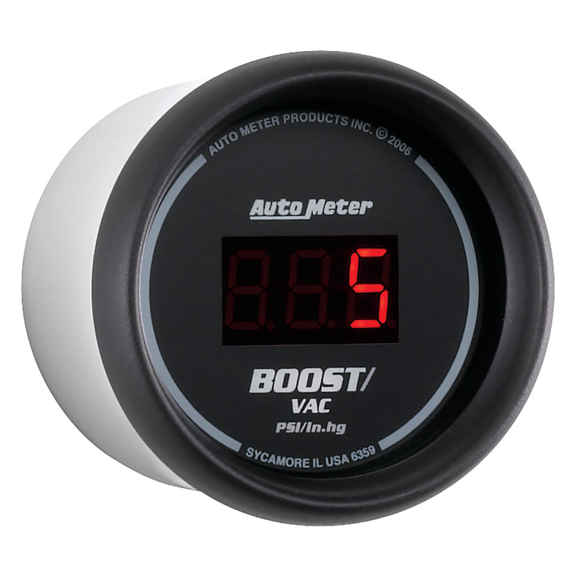 Autometer 2-1/16" Boost/Vacuum, 30 In Hg/30 Psi, Sport-Comp Digital 6359 User 3