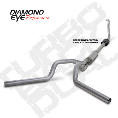 Diamond Eye Performance Diamond Eye KIT 4in TB DUAL AL: 94-97 FORD 7.3L F250/F350 PWRSTROKE NFS W/ CARB EQUIV STDS K4308A K4308A Photo - Primary
