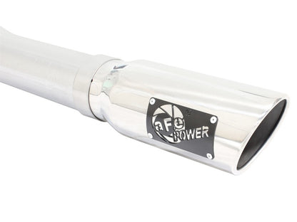 aFe MACH Force-Xp 3in to 3-1/2in 409 Stainless Steel Cat-Back Exhaust w/Po 49-43068-P Photo - Unmounted