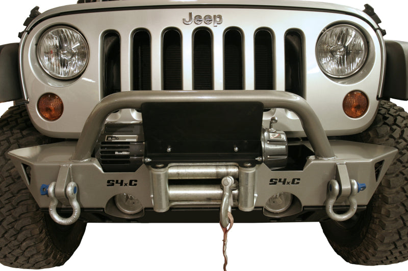 Tuffy Products Tuffy Flip-up License Plate Holder For Winch Roller Fairlead 01Black 189-01 189-01 Photo - Mounted