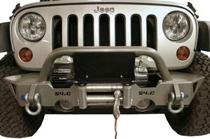 Tuffy Products Tuffy Flip-up License Plate Holder For Winch Roller Fairlead 01Black 189-01 189-01 Photo - Mounted