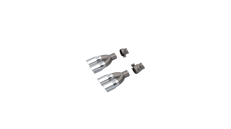 QTP 15-18 Dodge Challenger 5.7L 304SS Screamer Exhaust 3in Quad Tip Adapter 430015T 430015T Photo - Primary