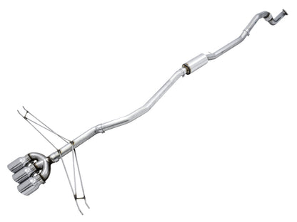 AWE Tuning 2016+ Honda Civic Si Track Edition Exhaust w/Front Pipe & Triple Chrome Silver Tips 3020-52008 3020-52008 Photo - Primary