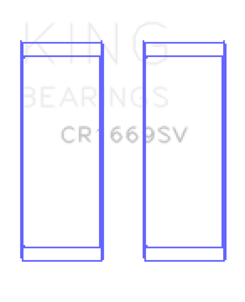 King Engine Bearings King Volkswagen AZV/CFAC/AWX (Size +0.75mm) Connecting Rod Bearing Set CR1669SV0.75 CR1669SV0.75 Photo - Primary