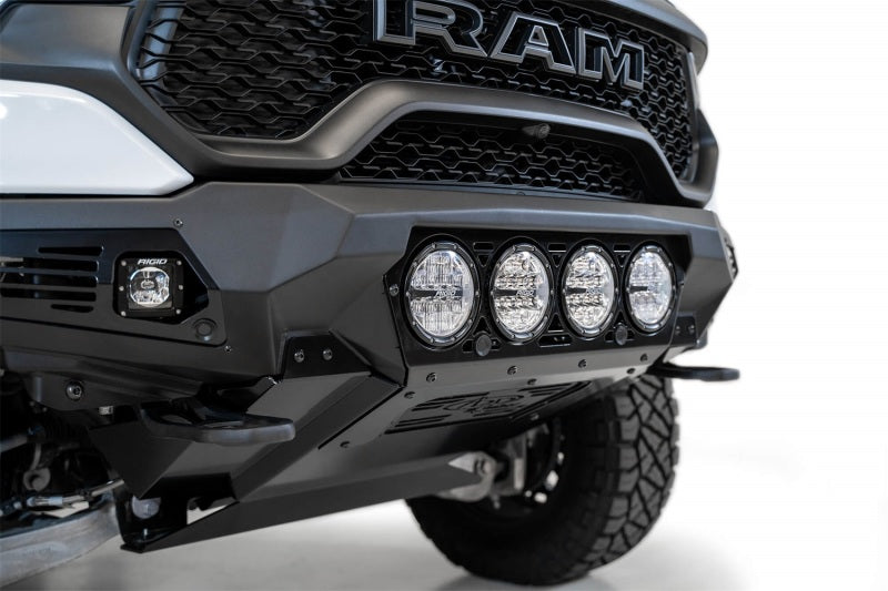 Addictive Desert Designs 2021 Dodge RAM 1500 TRX Bomber Front Bumper (Rigid) F620014110103 F620014110103 Photo - Mounted