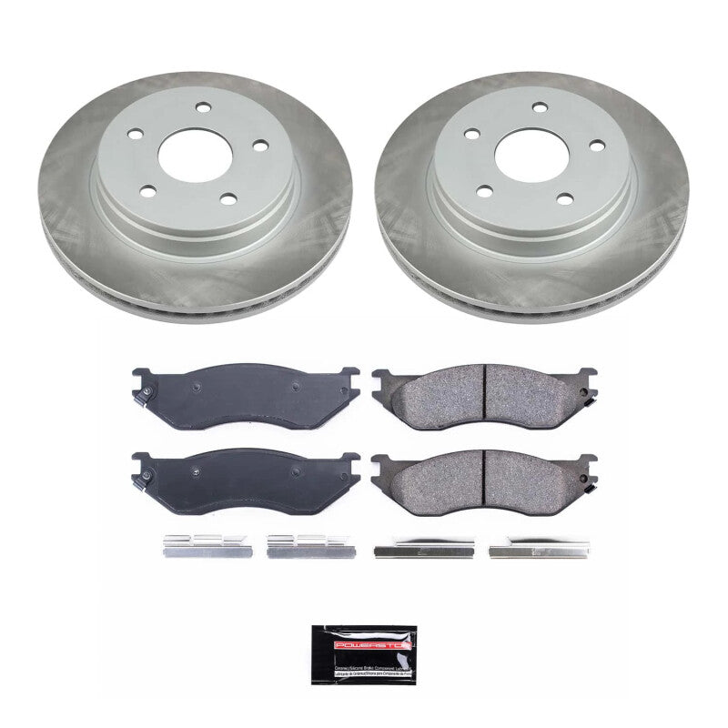 PowerStop Power Stop 2002 Dodge Ram 1500 Front Semi-Coated Rotor Kit SC2165 SC2165 Photo - Primary