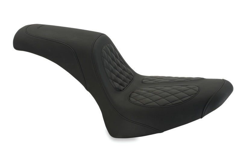 Mustang Motorcycle Mustang 84-06 Harley Standard Rear Tire Fastback 1PC Seat - Black 76891 76891 Photo - Primary