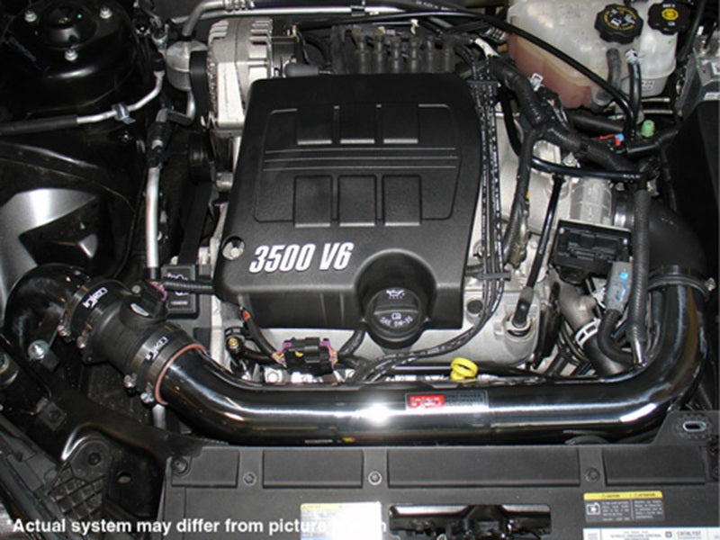 Injen 05-07 G6 3.5L V6 Black Cold Air Intake SP7030BLK SP7030BLK Photo - Mounted