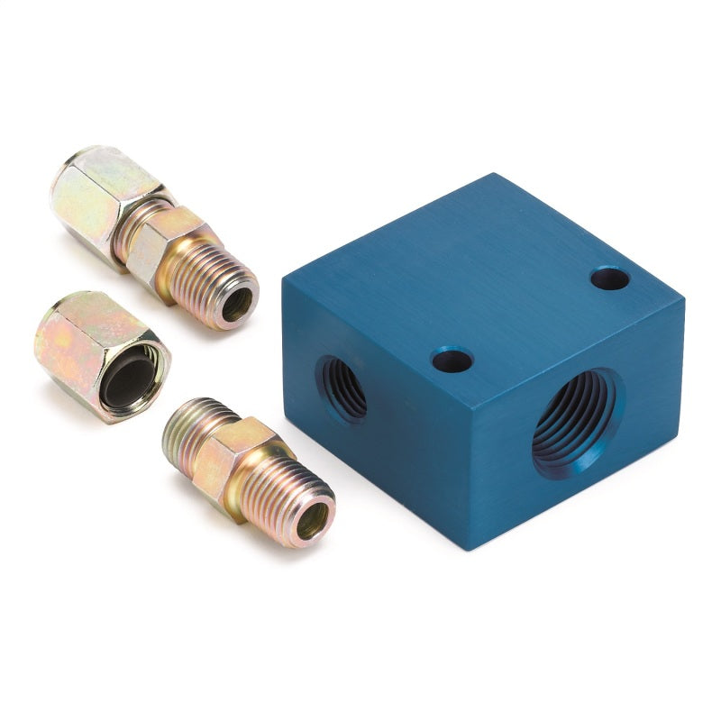 Autometer Fitting, Adapter, Transmission Line, 3/8" Od Tubing, 1/2" Nptf 2286 Photo - Primary