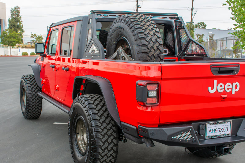 DV8 Offroad 2019+ Jeep Gladiator Bolt On Chase Rack RRGL-01 RRGL-01 Photo - Close Up