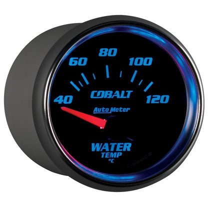 Autometer Gauge, Water Temp, 2 1/16", 40-120 Deg C, Electric, Cobalt 6137-M User 4