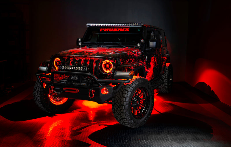 ORACLE Lighting Oracle Bluetooth + RF Underbody Rock Light Kit - 4 PCS - ColorSHIFT 5818-333 5818-333 Photo - lifestyle view