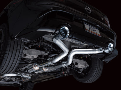 AWE Tuning AWE 2023 Nissan Z RZ34 RWD Track Edition Catback Exhaust System w/ Chrome Silver Tips 3020-32400 3020-32400 Photo - Mounted