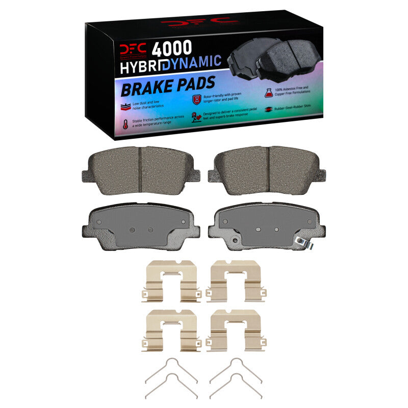 DFC DFC 4000 HybriDynamic Brake Pads Brakes, Rotors & Pads Brake Pads - OE main image