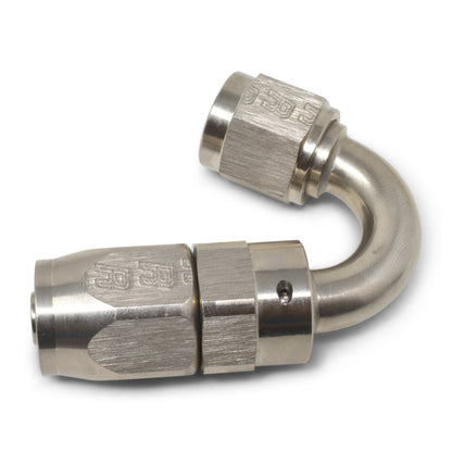 Russell -6 AN Full Flow Swivel 150° Tight Radius Hose Ends - Endura 613451 Photo - out of package