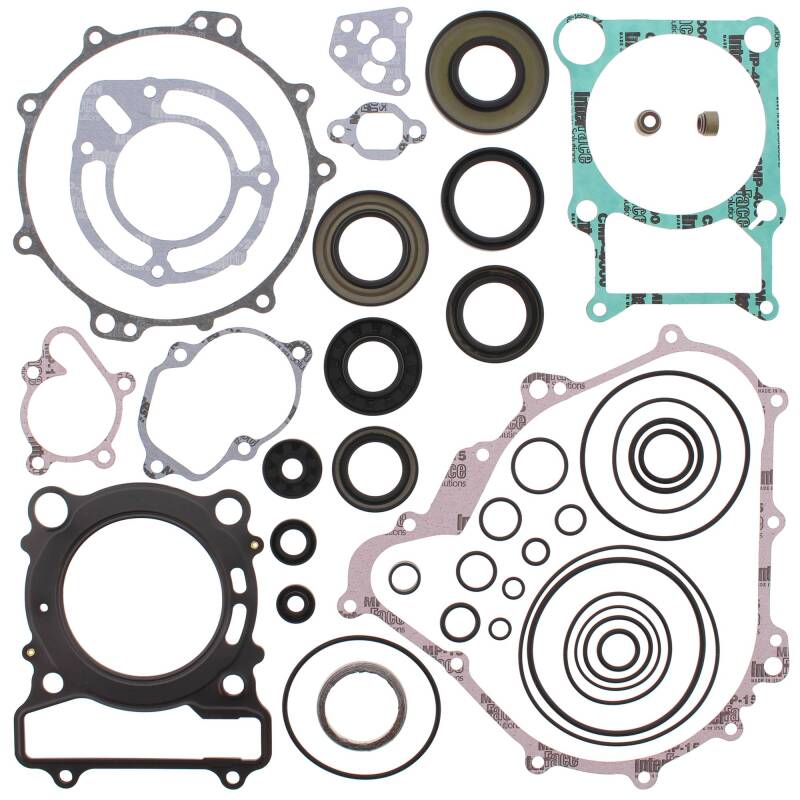 Vertex Pistons Vertex Gaskets 07-08 Yamaha YFM400 Grizzly IRS Complete Gasket Kit w/ Oil Seals 811875 811875 Photo - Primary