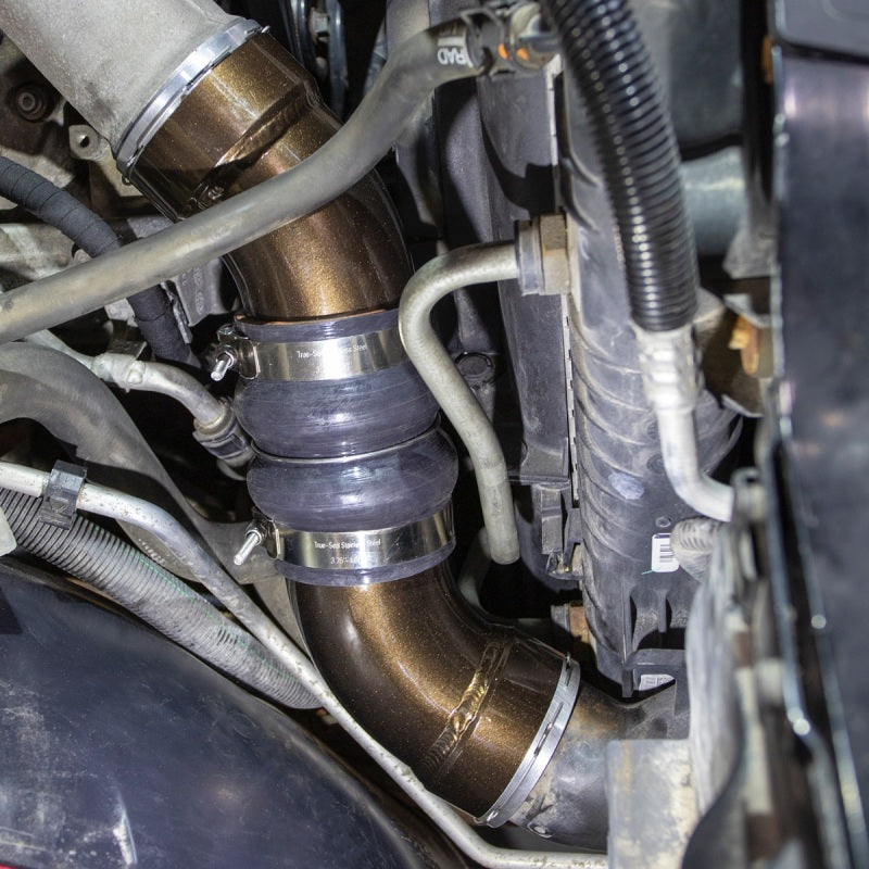 Wehrli 06-10 Chevrolet 6.6L LBZ/LMM Duramax Passenger Side 3.5in Intercooler Pipe - Gloss Black WCF100367-GB WCF100367-GB User 3