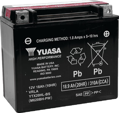 Yuasa Battery Yuasa Ytx20Hl-Bs-Pw Yuasa Battery YUAM620BH-PW YUAM620BH-PW Photo - Primary