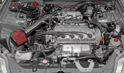 Spectre 92-00 Honda Civic L4-1.6L F/I Air Intake Kit - Polished w/Red Filter 10146 10146 Photo - Mounted