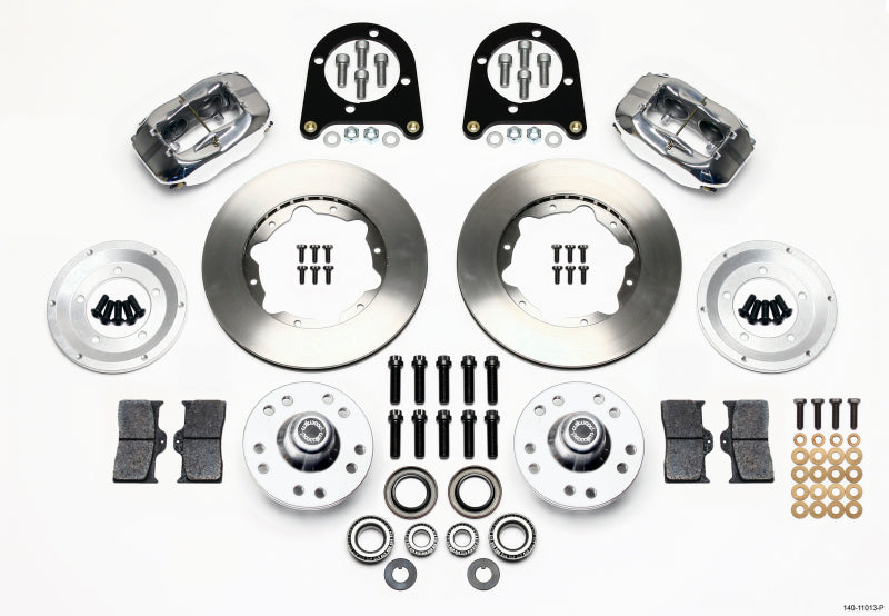 Wilwood Forged Dynalite Front Kit 11.00in Polished 37-48 Ford Psgr. Car Spindle 140-11013-P 140-11013-P Photo - Primary