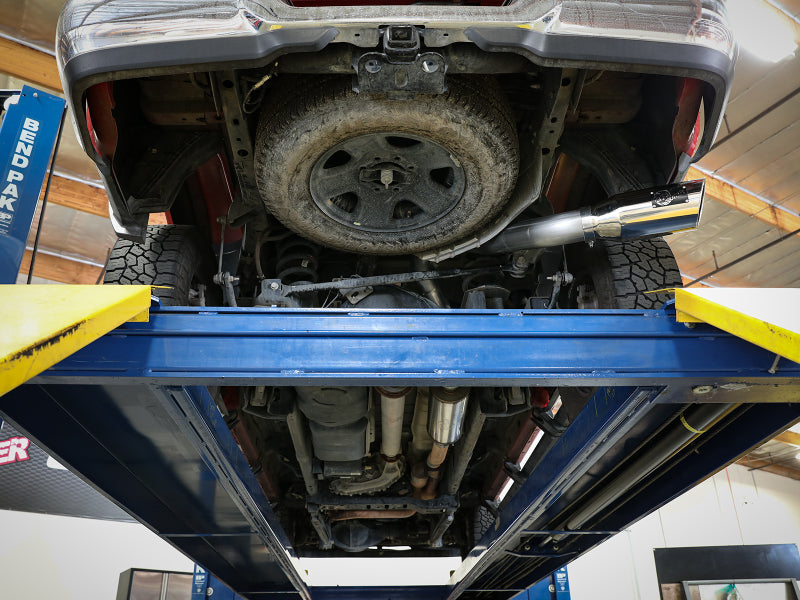 aFe POWER 49-42056-P MACH Force-Xp 4" 409 Stainless Steel Cat-Back Exhaust 49-42056-P Photo - Mounted