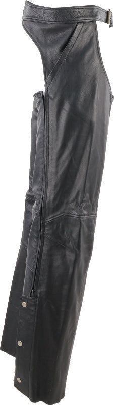 Kuryakyn Leather By River Road Plains Leather Chaps Black - Large 094420 094420 User 1