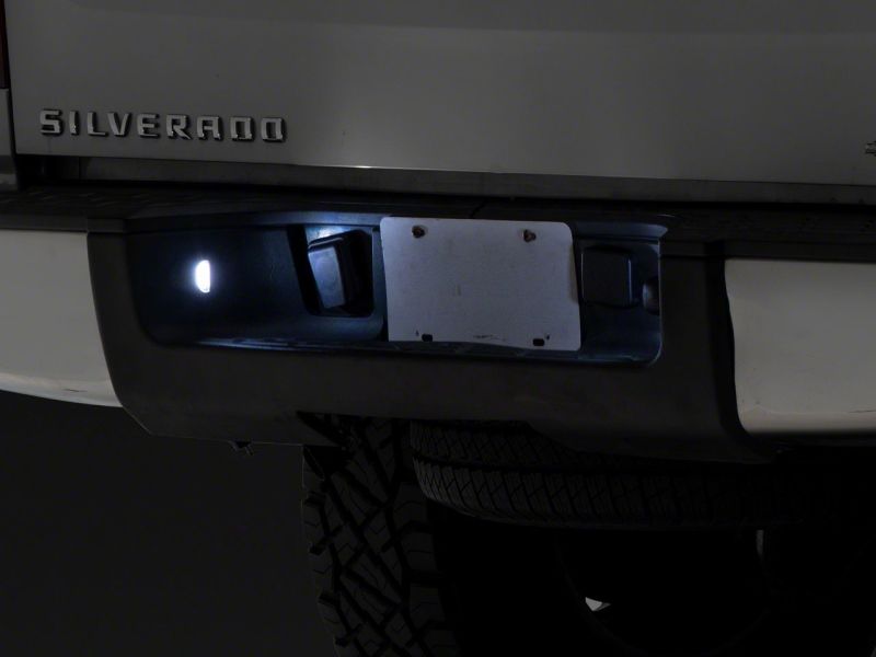 Raxiom 99-14 Chevrolet Silverado Axial Series LED License Plate Lamps S155419 S155419 Photo - Close Up