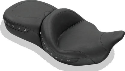 Mustang Motorcycle Mustang 08-21 Harley Electra Glide,Rd Glide,Rd King,Str Glide Super Tour 1PC Seat Blk Pearls - Black 79547 79547 Photo - Primary