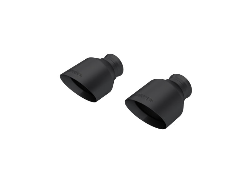MBRP 15-23 Dodge Charger 5.7L/6.2L/6.4L T304 3in ID / 5in OD Out / 8in Length Angle Cut Black Tip T5197BLK T5197BLK Photo - Primary