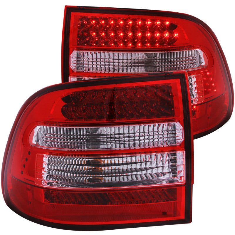 Anzo 2003-2006 Porsche Cayenne LED Tail lights Red/Clear 321170 Photo - Primary