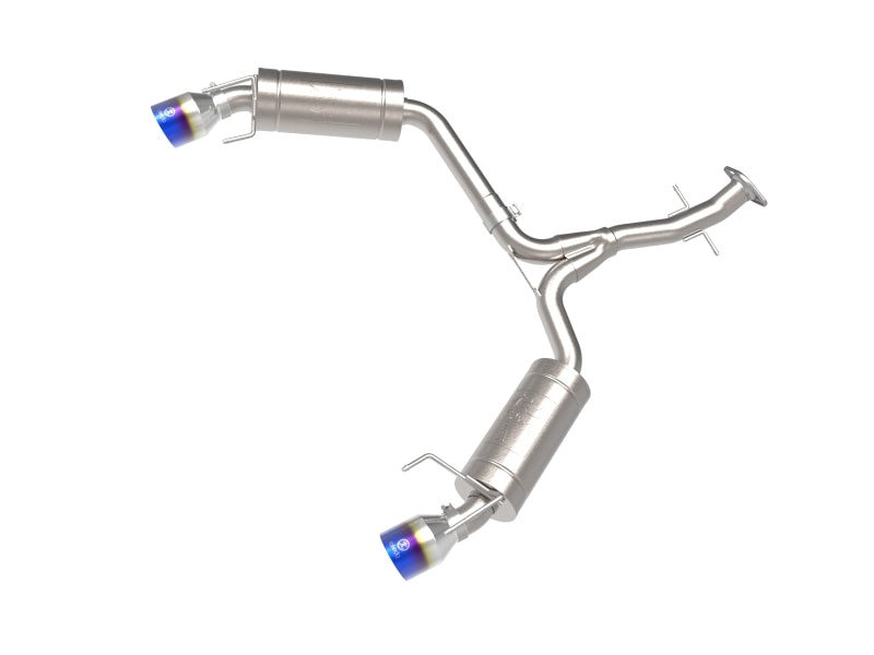 aFe POWER Takeda 06-13 Lexus IS250/IS350 SS Axle-Back Exhaust w/ Blue Flame Tips 49-36055-L 49-36055-L Photo - Primary