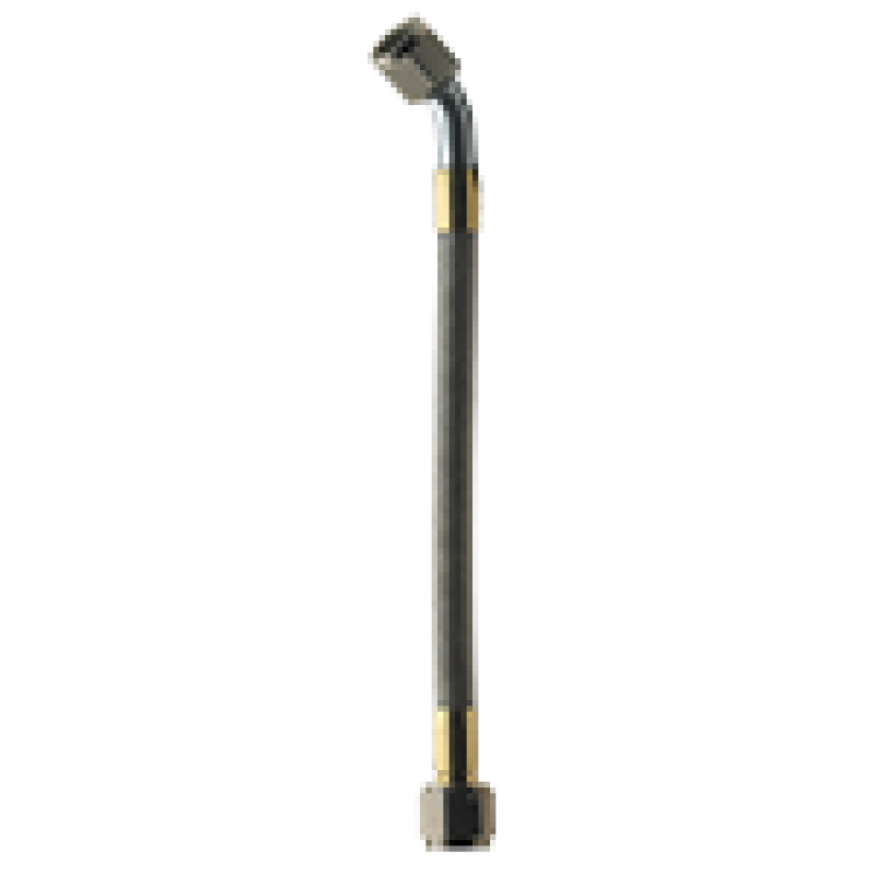 Fragola -8AN Hose Assembly Straight x 45 Degree Steel Nut 12in 384012 384012 Photo - Primary