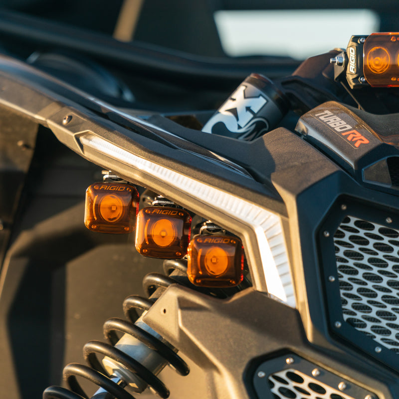 Rigid Industries 2017+ Can-Am Maveric X3 Revolve Headlight Kit 41637 41637 Photo - Mounted