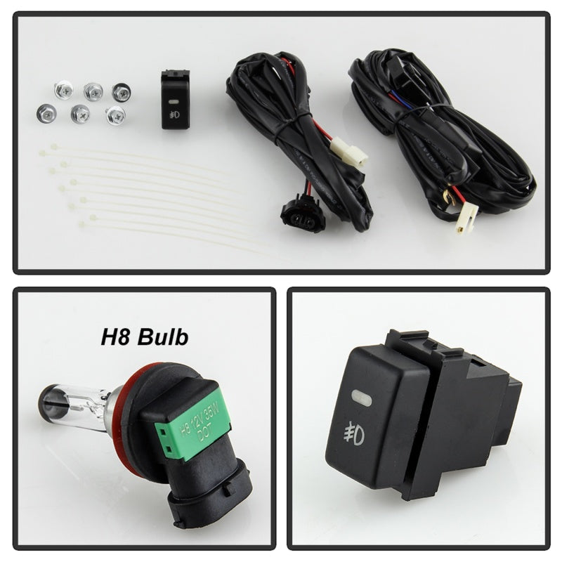 Spyder 16-18 Nissan Titan (w/o Auto Headlight) OEM Style Fog Lights w/Switch - Clear (FL-NT16-C) 9043307 9043307 Photo - Unmounted