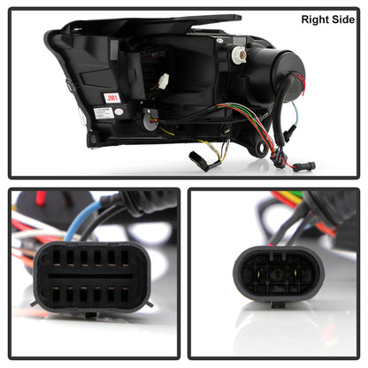 SPYDER 11-13 Dodge Durango (HID Model Only) Projector Headlights - Black PRO-YD-DDU11HIDSI-BK 5088680 5088680 User 2